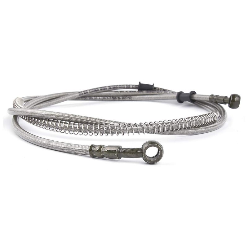 MTATCN 86" Stainless Braided Hydraulic Brake Hose Line for GY6 Kazuma Sunl Taotao Roketa Jonway Scooter Moped ATV Dirt Bike Go Kart - Image 5